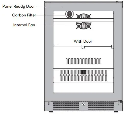 ZEPHYR-PRB24C01CPG-Presrv-Single-Zone-Panel-Ready-Beverage-Cooler-fig 3