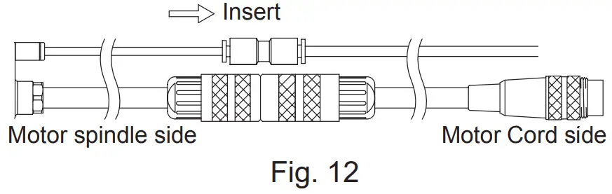 NAKANISHI EMSF 3060K Motor Spindle - Motor Cord side