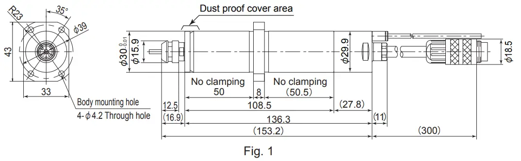 NAKANISHI EMSF 3060K Motor Spindle - Outside View