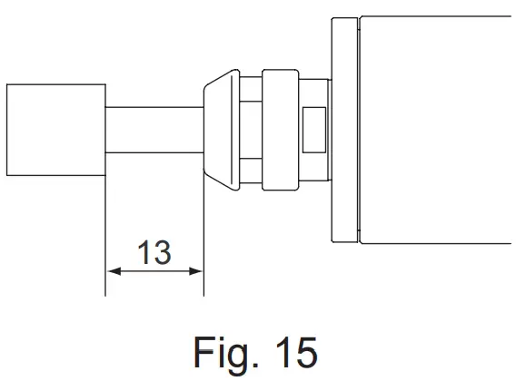 NAKANISHI EMSF 3060K Motor Spindle - amount of overhang