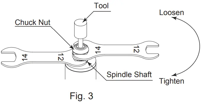 NAKANISHI EMSF 3060K Motor Spindle - overhang amount