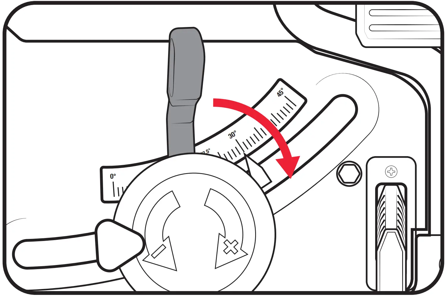 Setting The Bevel Angle