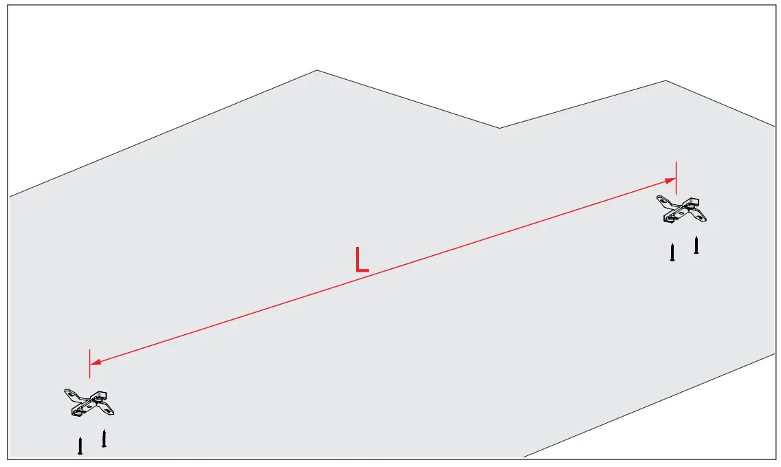 Surface Mounted: Chain GLH25 User Manual