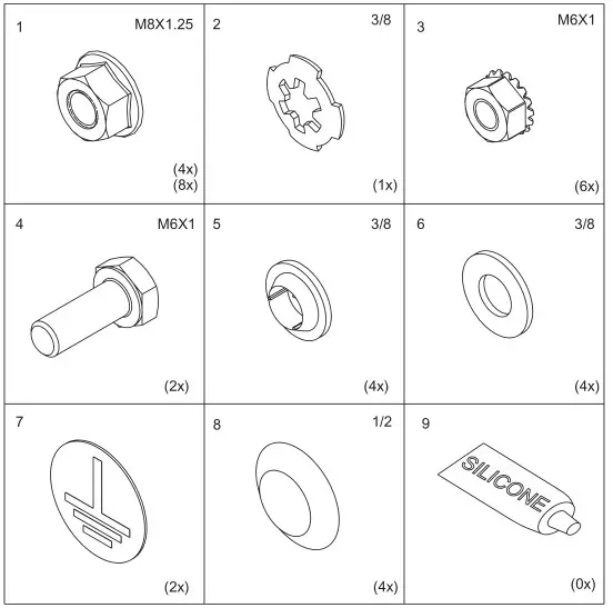nVent HOFFMAN CDSC24268SS6 Wallmount Disconnect Enclosure - Parts