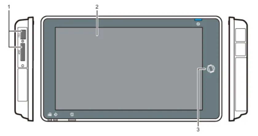 RICOH IM 550 Series All In One Printer - Touch Panel