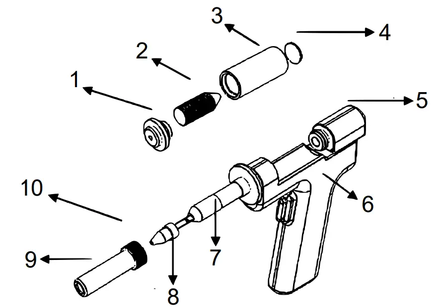 wiltec INT701A Plus Plus Repairing Station Desoldering Pump with Soldering Iron - cleaning