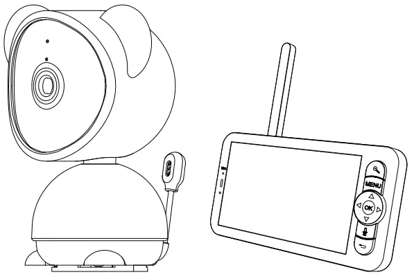 MEARI BABY7T Baby Monitor with Camera-product