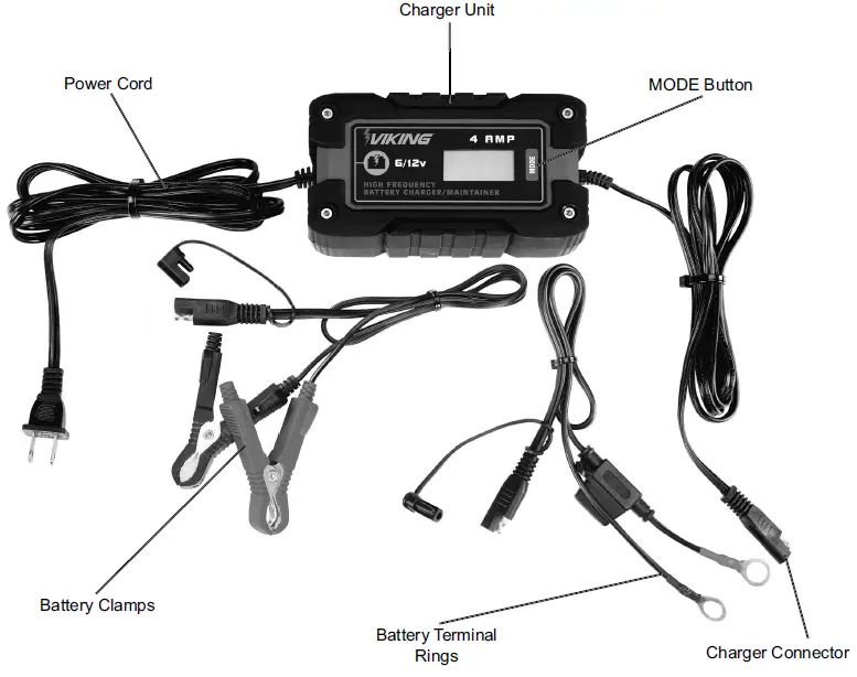 HARBOR-FREIGHT-63350-4-Amp-Fully-Automatic-Microprocessor-Controlled-Battery-Charger-Maintainer-fig-1