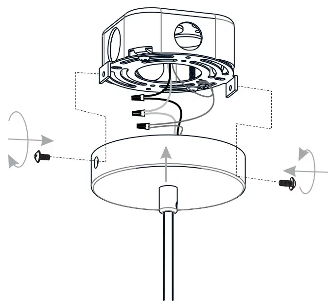 QUOIZEL QPP5639C and QPP5639MBK Warnock 1-Light Matte Black Mini Pendant - INSTALLATION 3