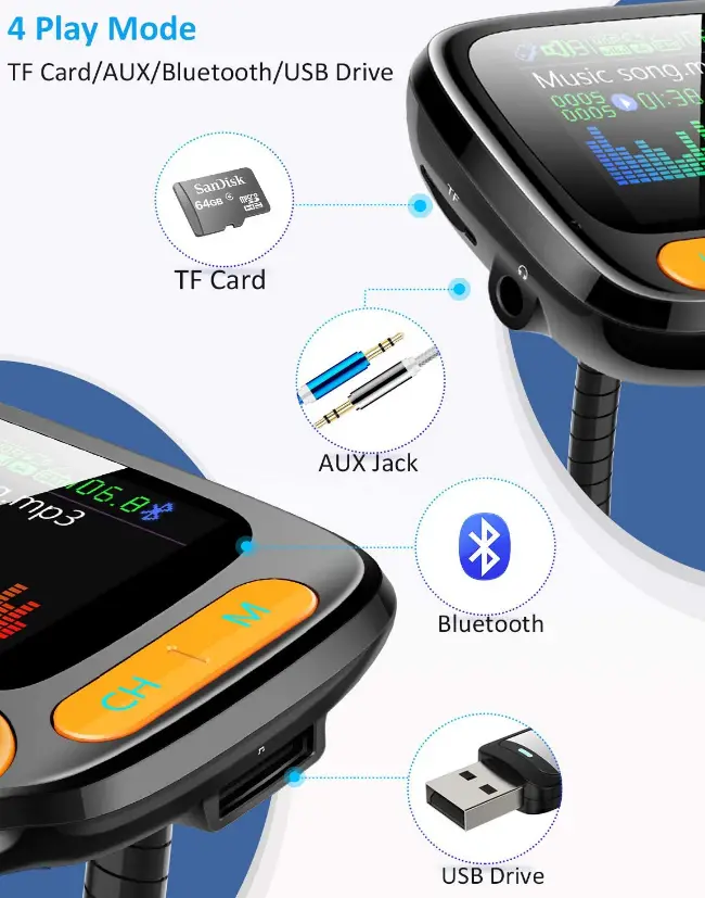 Tsnam-TSN-C86-Bluetooth-FM-Transmitter-Car-Adapter-FIG-2