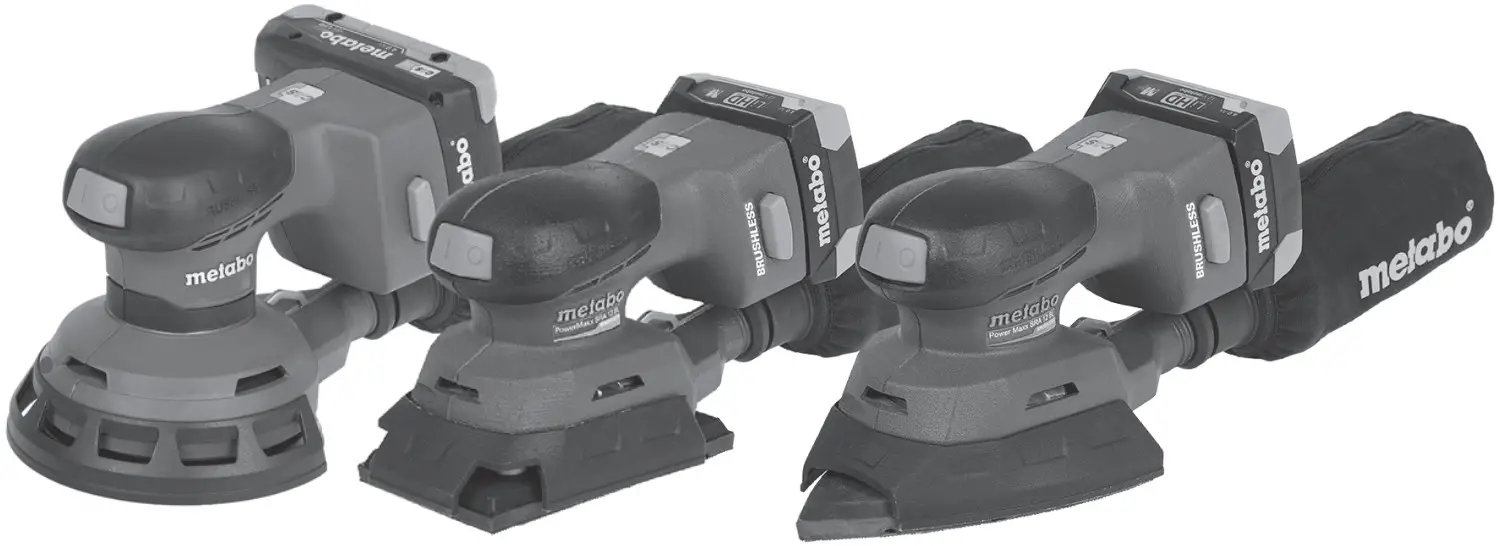 metabo SXA 18 LTX 125 PowerMaxx Sander