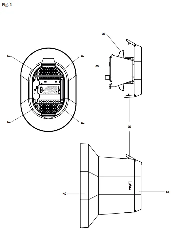 TFA 30 3802 02 VIEW Radio Rain Gauge - Figure