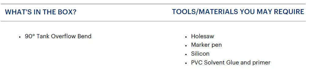 RAIN HARVESTING TATO10 True 90 Degree Tank Overflow Bends Installation Guide-fig-2