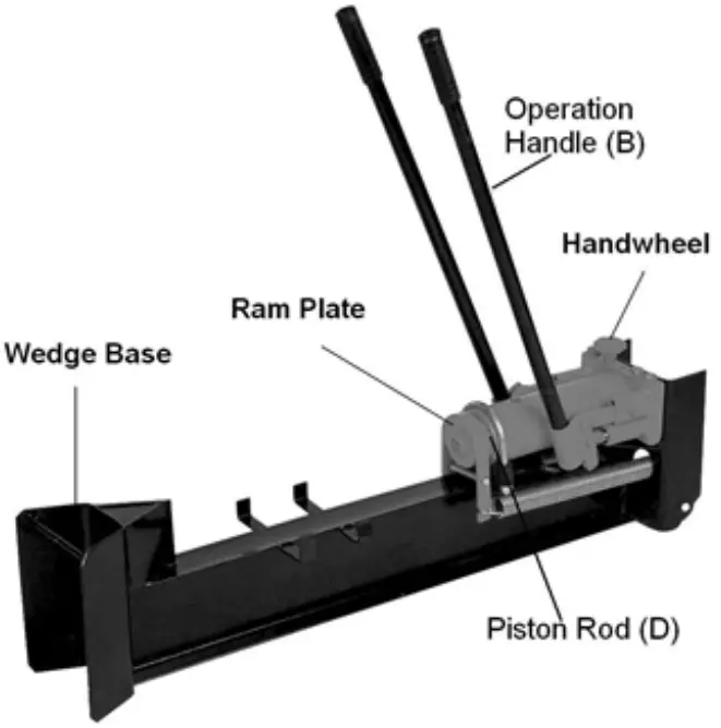 Ytl 017 008 10 Ton Hydraualic Log Splitter - LOG SPLITTER 2