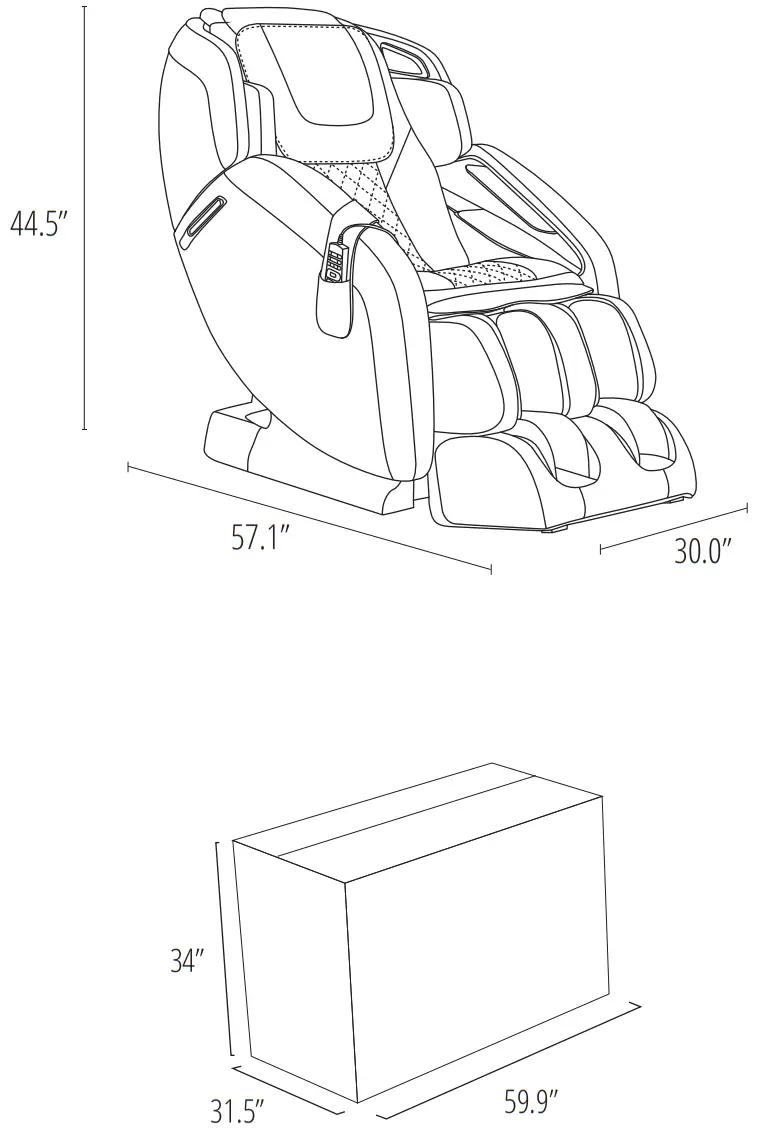 Cozzia CZ 330 Massage Chair - fig