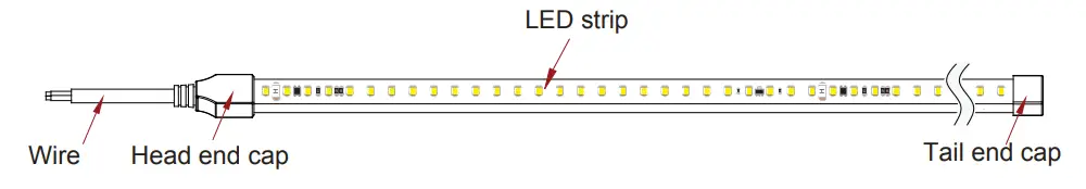 SUPERLED AC Voltage Silicone Strip - Fig 1