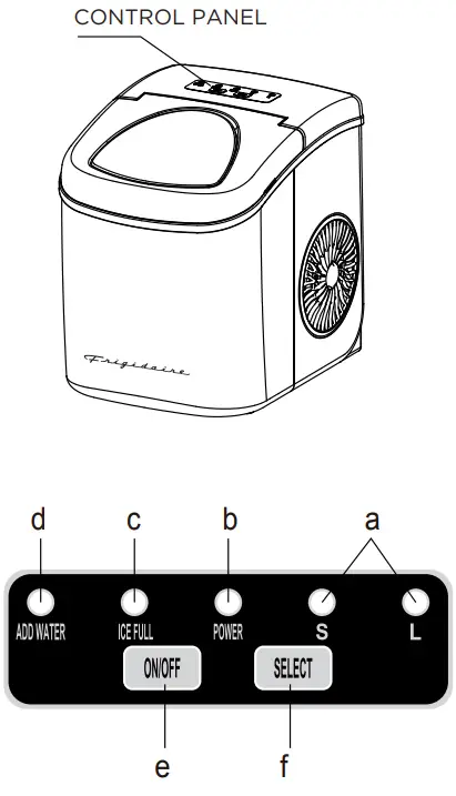 FRIGIDAIRE-EFIC128-BLACK-6COM-Ice-Maker-FIG-2