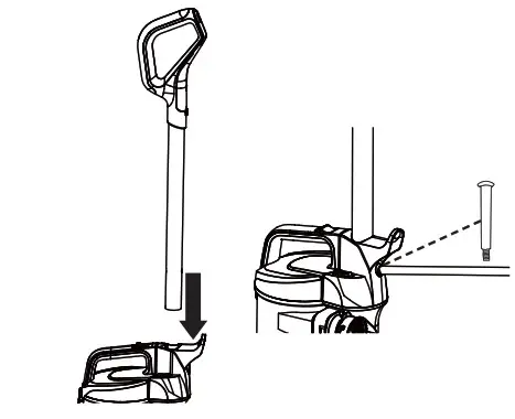 Kenmore Bagless Upright Vacuum Cleaner screw