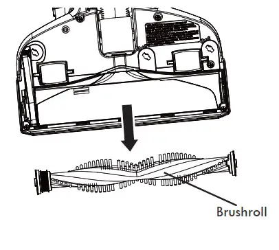 Kenmore Bagless Upright Vacuum Cleanerfully Remove the brushrol