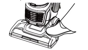 diagramKenmore Bagless Upright Vacuum Cleanerfully UPRIGHT MODE