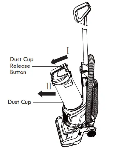 Kenmore Bagless Upright Vacuum Cleanerfully dust cup from the main