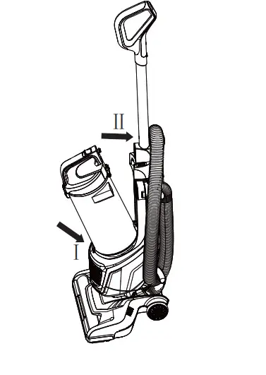 Kenmore Bagless Upright Vacuum Cleanerfully lick into place