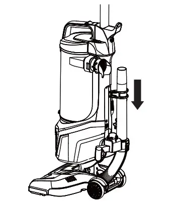 Kenmore Bagless Upright Vacuum Cleanerfully seated