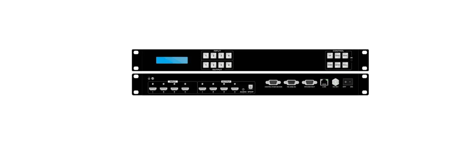 Wolfpack Hdtv4k604x4 4k 60 Hz 4x4 Hdmi Switcher With Apps And Web Gui User Manual