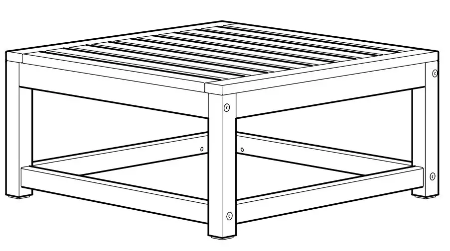 Ikea Nämmarö Lounge Chair Outdoor Light Brown Instructions