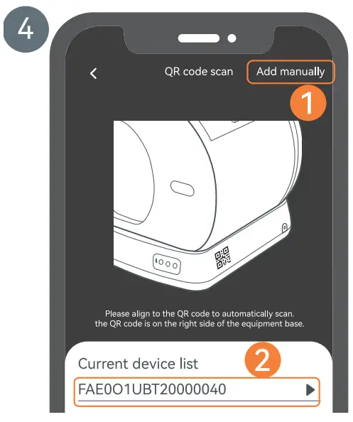 Meowant MW SC01 Smart Cat Litter Box - QR Code Scan 1