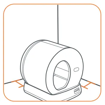 Meowant MW SC01 Smart Cat Litter Box - walls