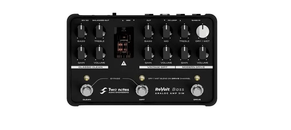 Two Notes Audio Engineering 3 Channel All-analog Bass Amp Simulator User Guide