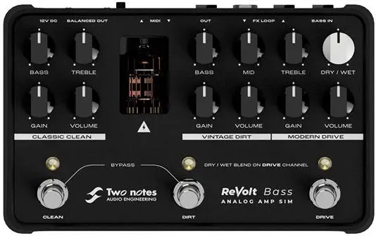 Two-notes-AUDI- ENGINEERING-3-Channel-All-Analog-Bass-Amp-Simulator-product-image