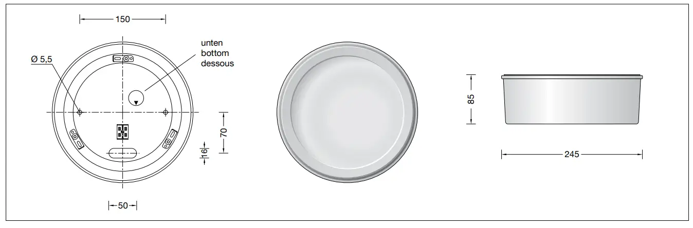 BEGA-78634 Ceiling-and-Wall-Luminaire-Instruction-01