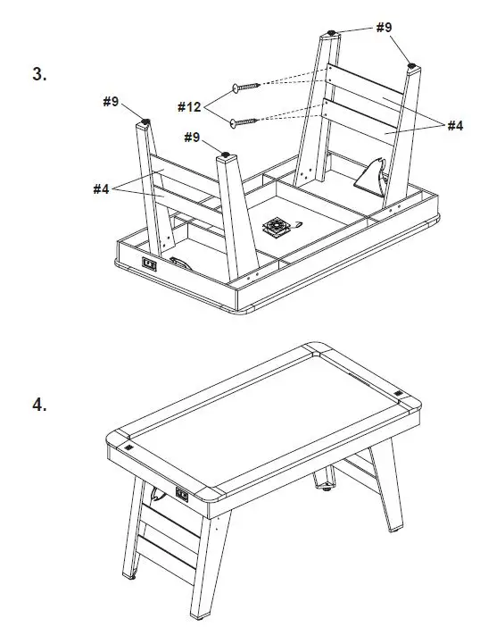 HATHAWAY-BG50387-Dorsett-5-Foot-Air-Hockey-Table-FIG-5