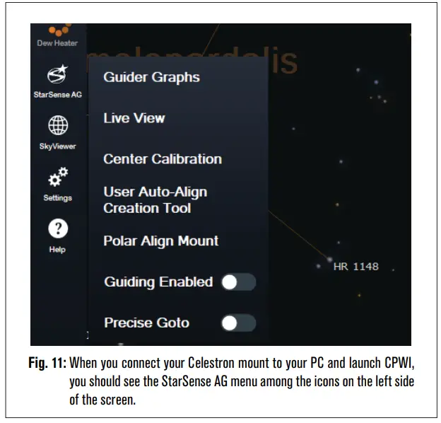 CELESTRON 94008 StarSense Autoguider - Celestron mount to your