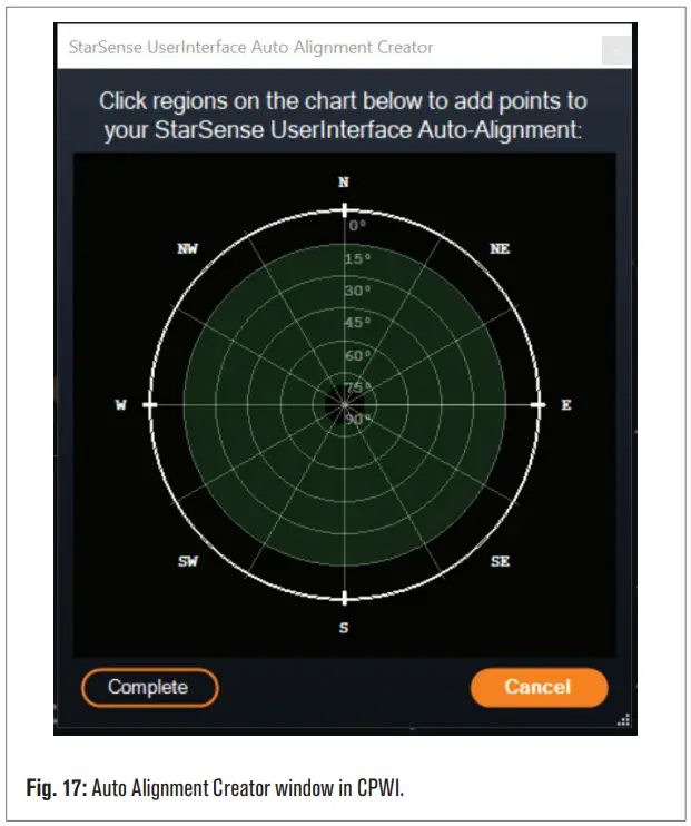 CELESTRON 94008 StarSense Autoguider - Creator window
