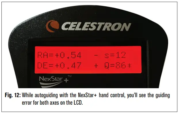 CELESTRON 94008 StarSense Autoguider - While autoguiding