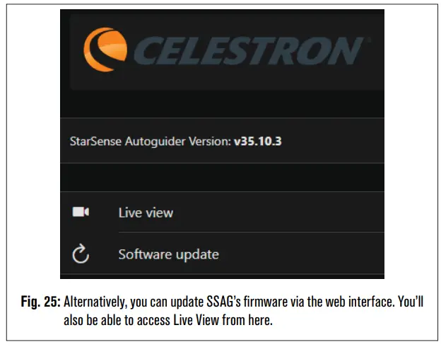 CELESTRON 94008 StarSense Autoguider - computer and enter