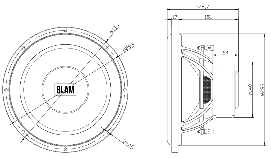 Blam L30 Db Live Speakers User Manual