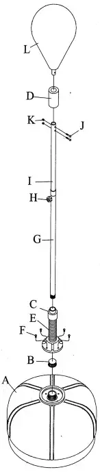 TAURUS TB 1000 Freestanding Punching Ball - ASSEMBLY 2