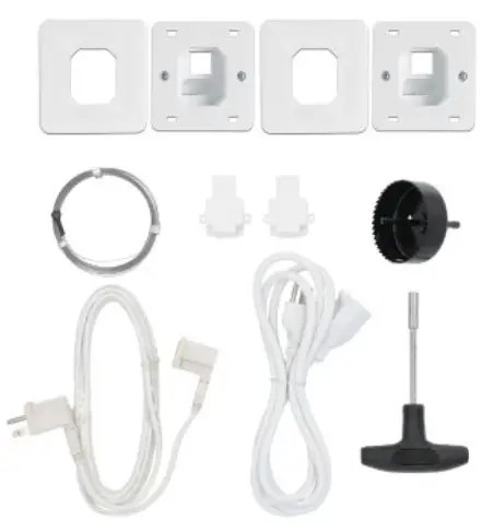 HELIOS HS-PWRLOC0 Power Outlet Relocator Kit