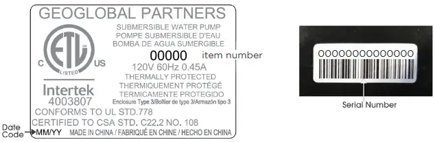 TotalPond 52223 330-560 GPH Pond Pumps - BAR code
