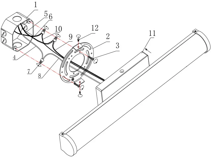 SUNLITE 120VAC 60Hz LED Vanity Fixture