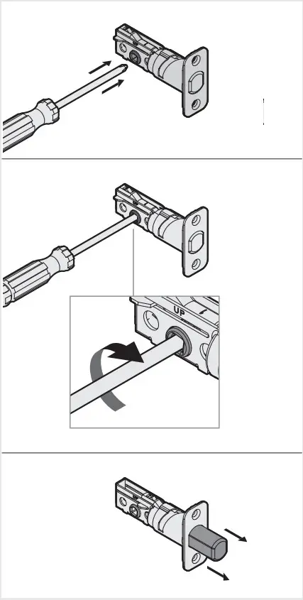 Kwikset SMARTCODE 914 Touchpad Electric Dead Bolt - latch bolt