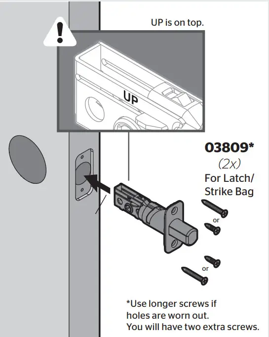 Kwikset SMARTCODE 914 Touchpad Electric Dead Bolt - latch