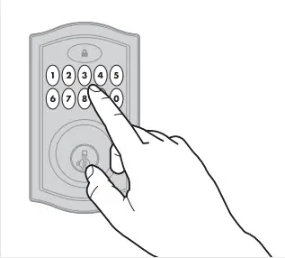 Kwikset SMARTCODE 914 Touchpad Electric Dead Bolt - programmed