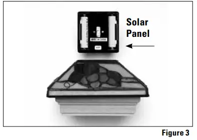 THE-HOME-DEPOT-346971-Titanium-Solar-Light-Post-Cap-fig 3