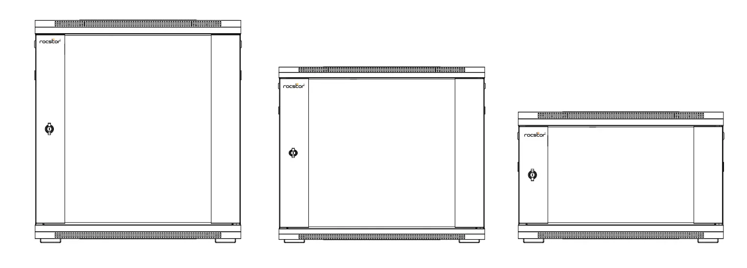 rocstor R106SH4G SolidRack Wall Mount Rack Enclosure