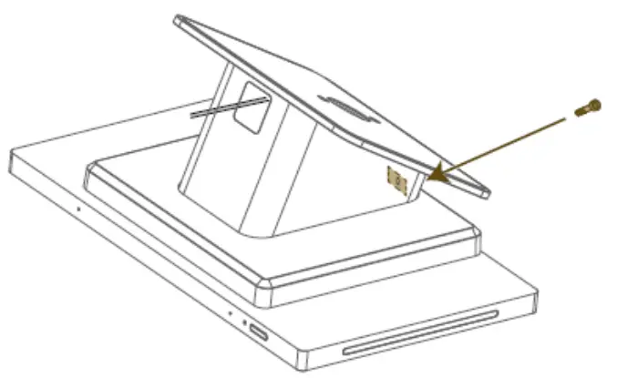 kramer KT 208 8 Inch Wall Mount PoE Touch Panel - Moveable 1